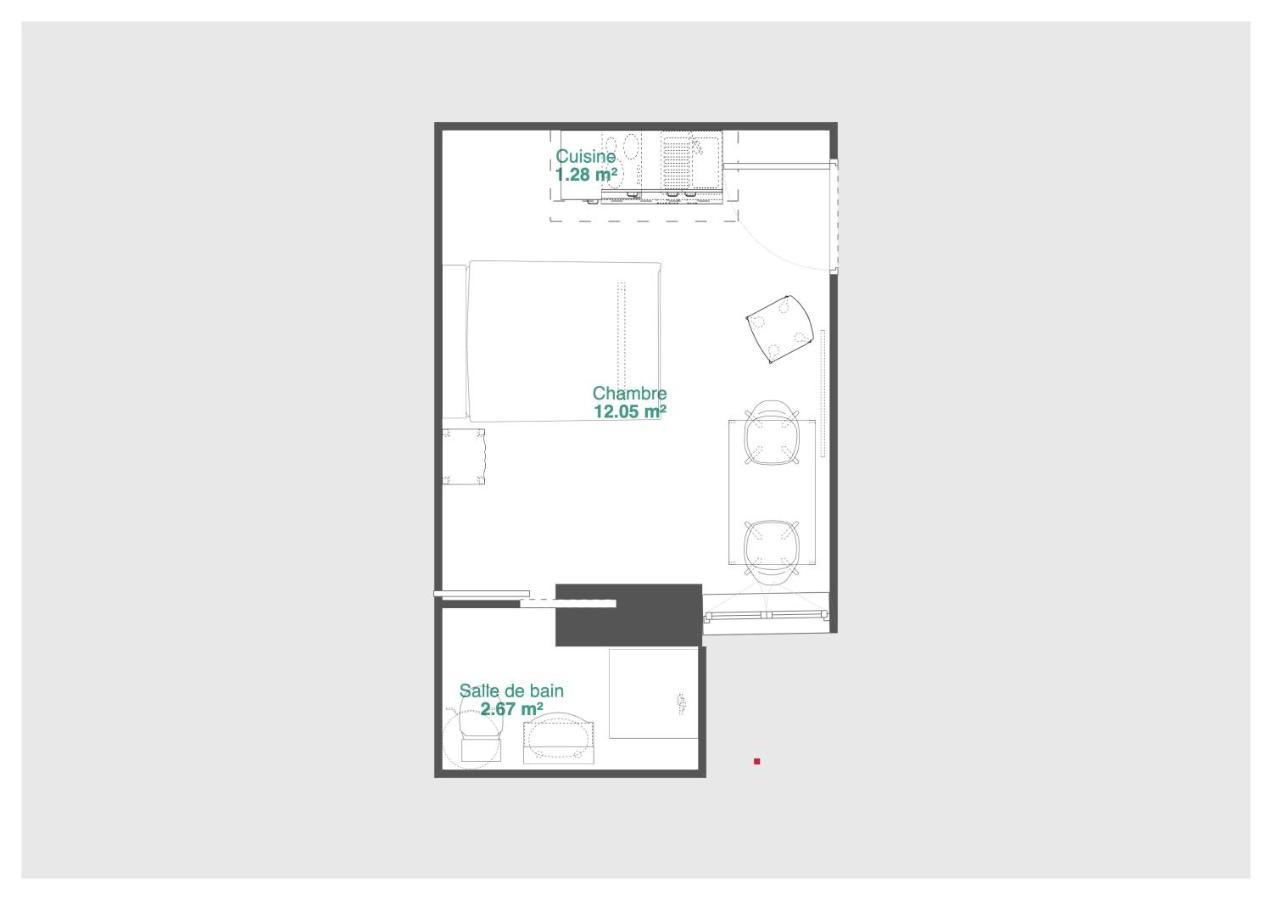 Studio Calme, Lumineux, Wifi, 1.5 Km Du Front De Mer Apartamento Saint-Nazaire  Exterior foto